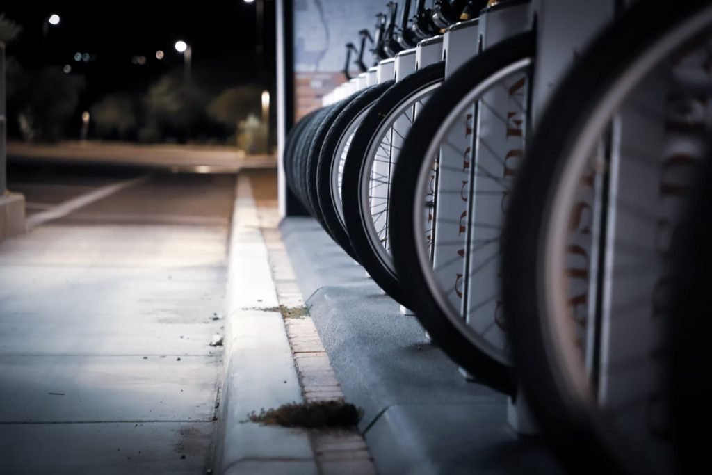 Image of street bikes