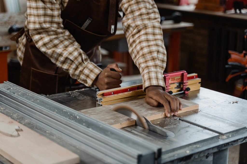 Image of A Person Doing Carpentry