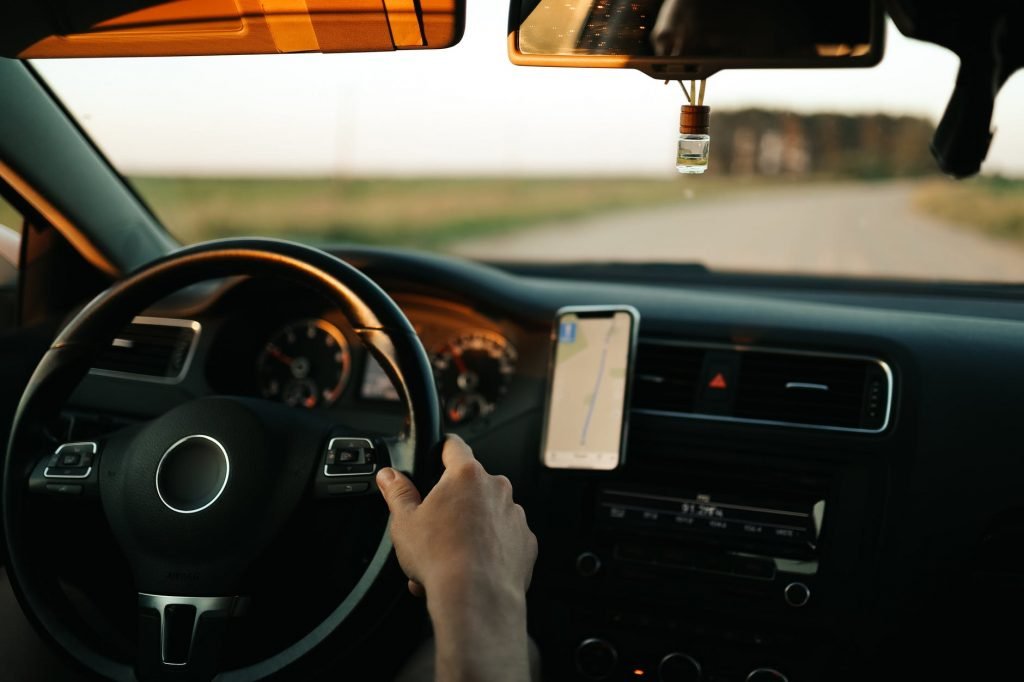 Image of Person Driving Car