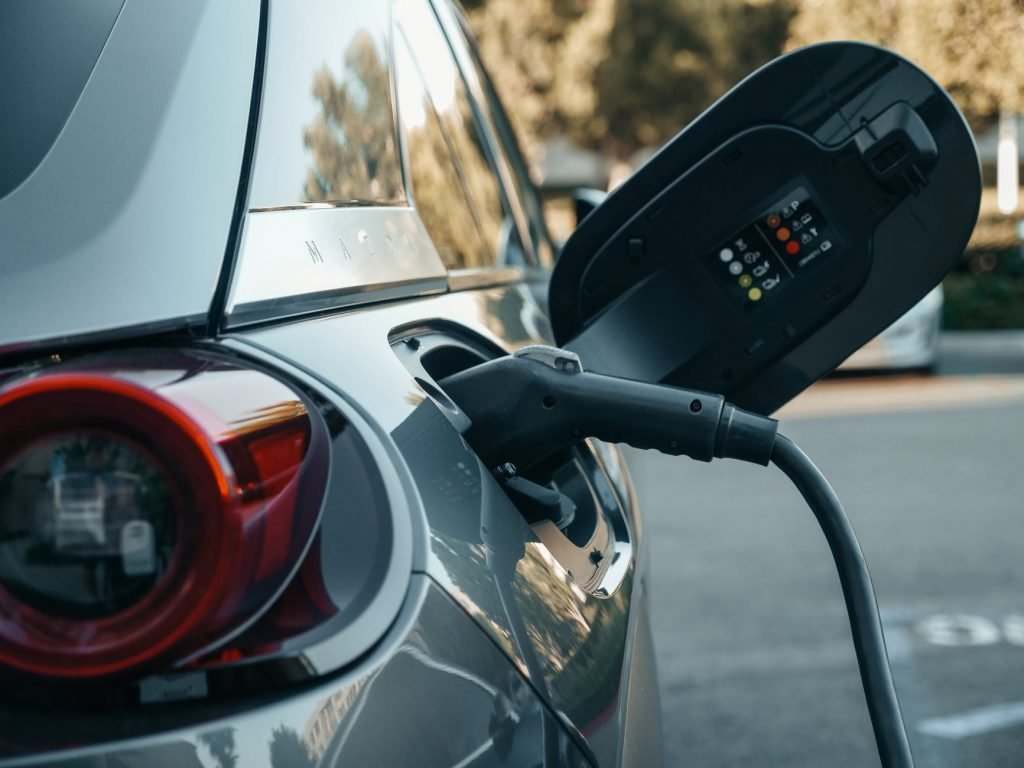 Image of car charging