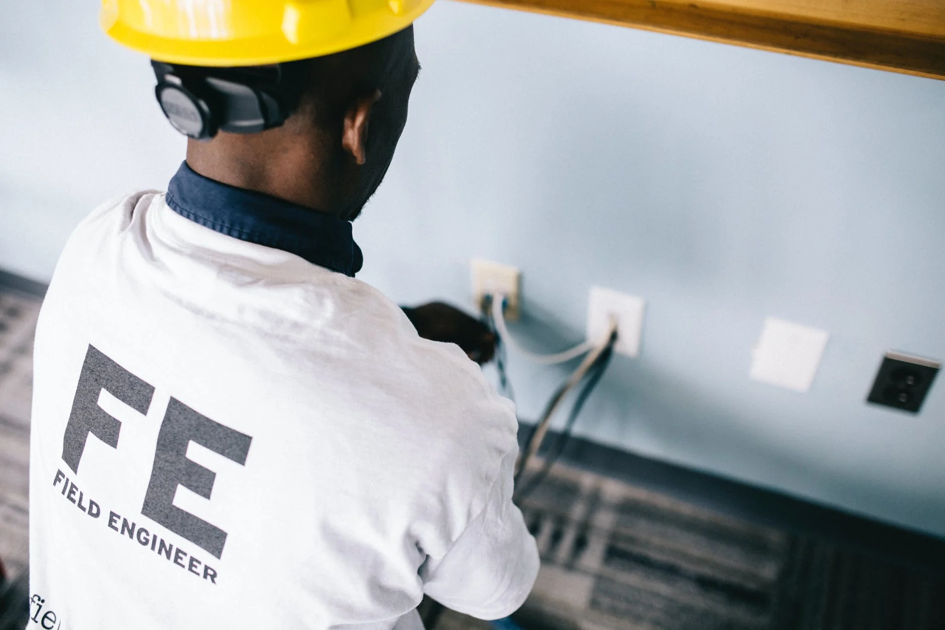 Image of Electrician Repairing