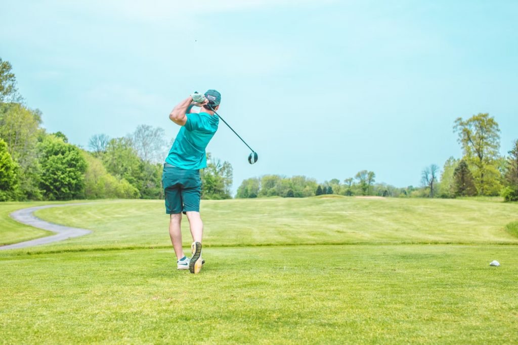 Image of playing golf