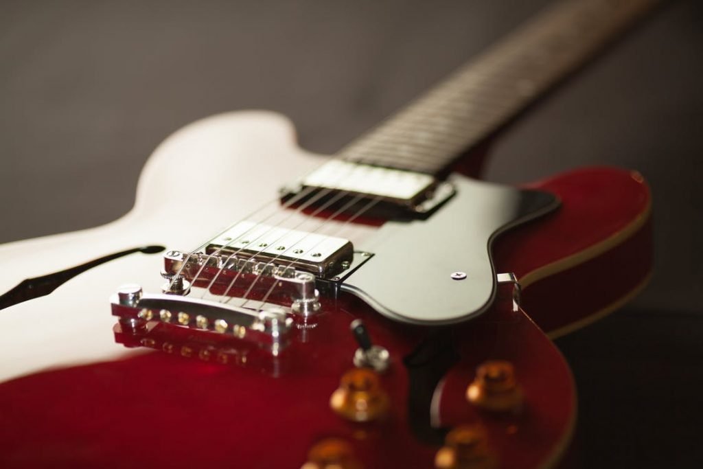 Image of Red Electric Guitar