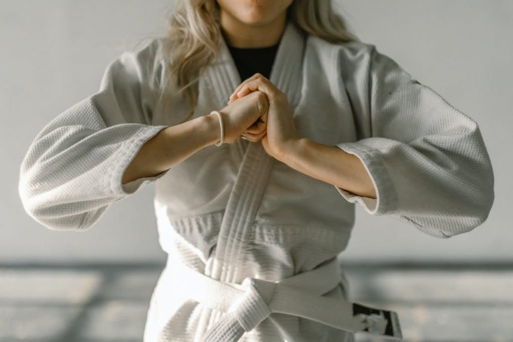 Image of girl wearing taekwondo uniform