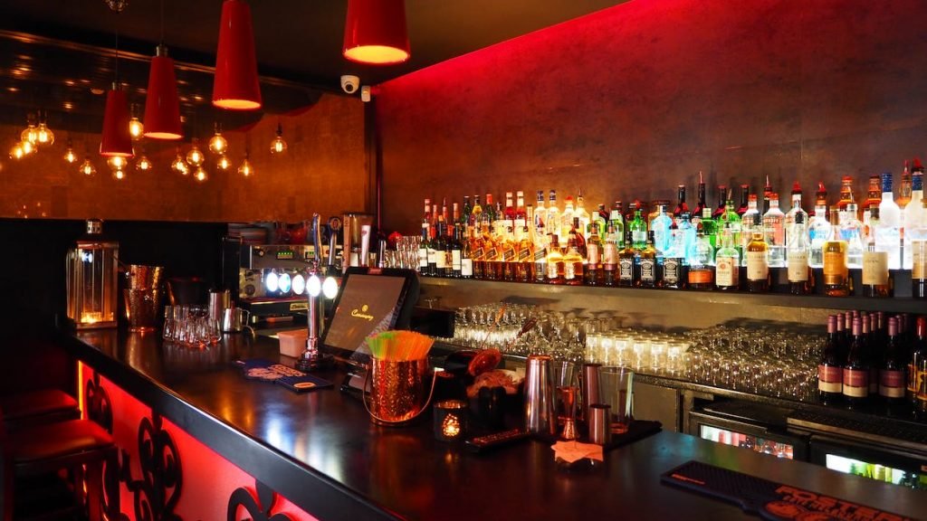Image of Assorted Bottle Inside Bar